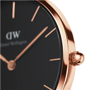 Armbanduhr Daniel Wellington Dame Petite Melrose in Stahl DW00100303 - DW00100303